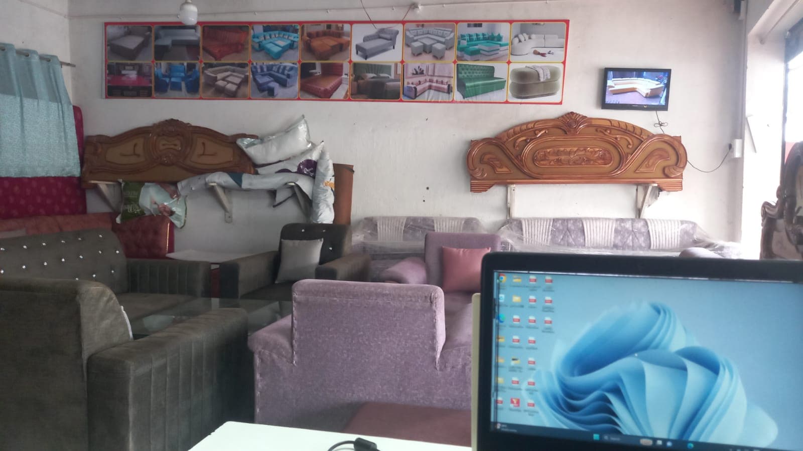 Inside the A to Z Sofa House showroom